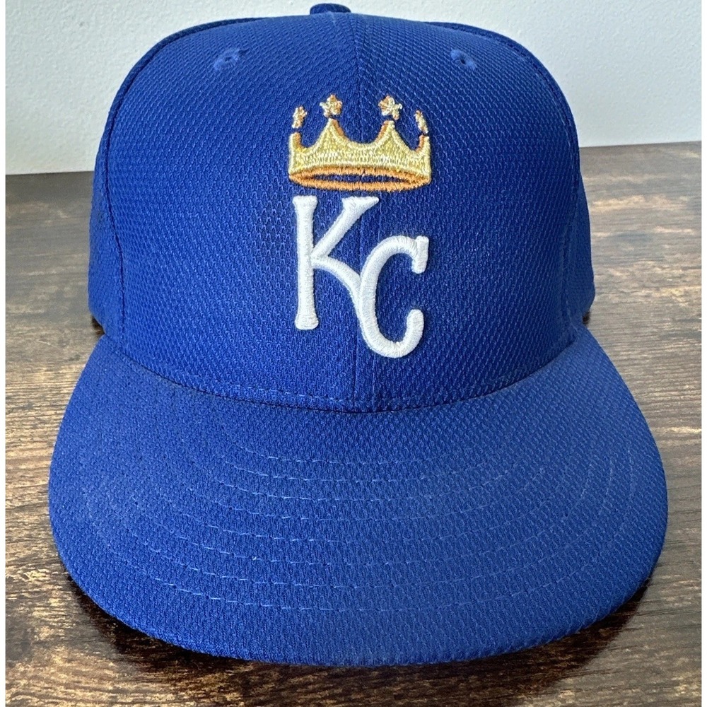 KC Royals New Era Baseball‎ Hat Cap Size 7 3/8 Fitted 5950